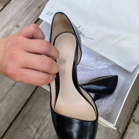 3.1 Phillip Lim Martini Pump Black High Heels Size 36 - Picture 10 of 11